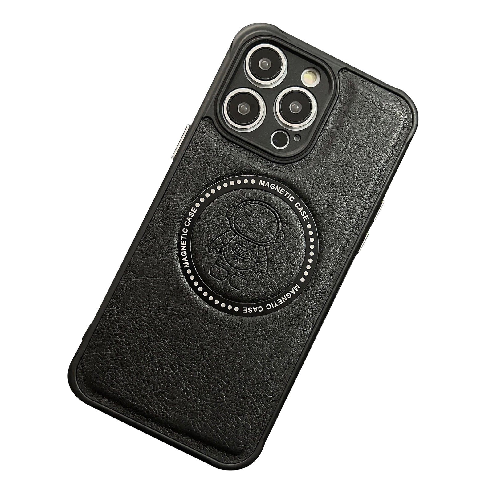 For iPhone 14 Pro Astronaut Pattern PU Leather Coated TPU PC Case Magnetic Protective Cover Compatible with MagSafe Charger For iPhone 14 Pro Astronaut Pattern PU Leather Coated TPU PC Case Magnetic Protective Cover Compatible with MagSafe Charger